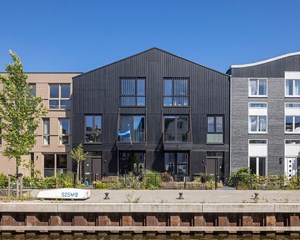 Houten grachtenhuizen