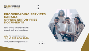 Impression Proofreading Services Canada