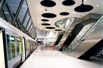 Metrostation en voetgangerstunnel Wilhelminaplein, Rotterdam