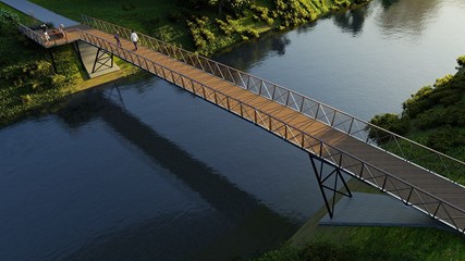 Hoge brug - Melkvonder