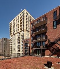 S-West – appartementen en commerciële ruimten op een halfverdiepte parkeergarage
