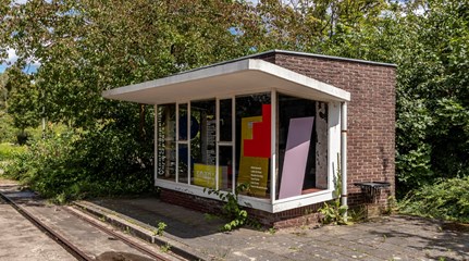 Weegbrug met kantoortje