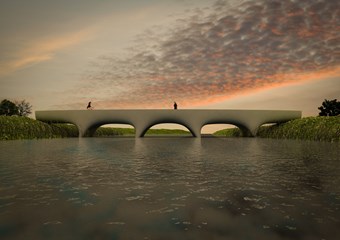 3D geprinte brug Zwanenveld