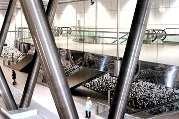 Metrostation en voetgangerstunnel Wilhelminaplein, Rotterdam