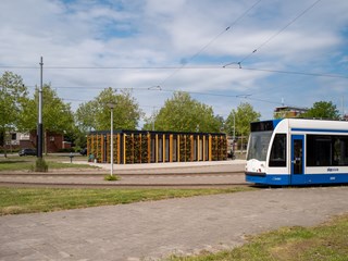 Eindhuisje tram GVB, Amsterdam