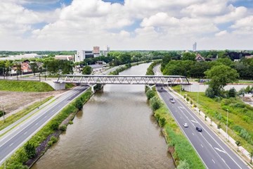 Twee trambruggen, Gent-Zwijnaarde