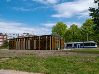 Eindhuisje tram GVB, Amsterdam