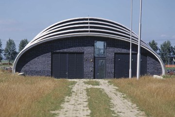 Balgstuw, opblaasbare waterkering Ramspol, Kampen